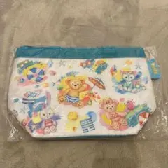 【新品未使用】ダッフィー　サマー　スーベニアランチケース　ディズニーシー