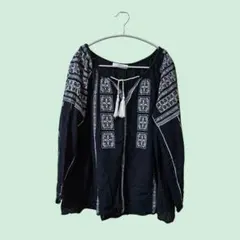 Holiday ■刺繍チュニック ゆるだぼ