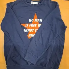 TK ネイビー 薄手トレーナー