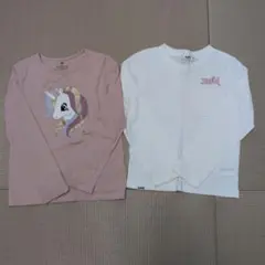 H&M X-girl 長袖Tシャツ 2枚セット 130