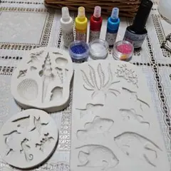 海洋生物モールドセット 着色料付き