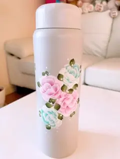 ステンレスボトル 750ml 薔薇 手描き トールペイント - メルカリ