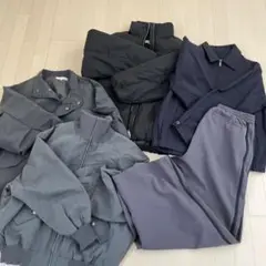 Alfred Alex グレー ジャケット・パンツセット 5点セット