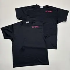 美品 YONEX バドミントン シャツ ユニセックスSS 黒