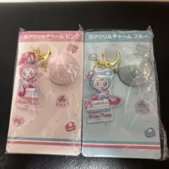 メゾピアノ　サンリオ　当たりくじ ⑩⑪アクリルチャーム　ブルー、ピンク