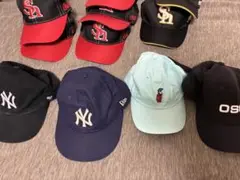 ベースボールキャップセット（ネイビー・ミント・ブラック）