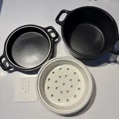 【新品未使用】かもしか道具店 三とく鍋 中川政七商店 煮る 焼く 蒸すのサムネイル