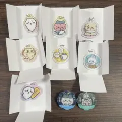 アクリミニ2 キラキラクリップ　seria ちいかわ　ハチワレ　モモンガ