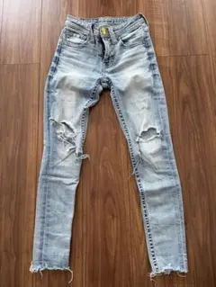 RODEO CROWNS スキニーデニム 23 ライトブルー