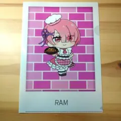 リゼロ　ラム　クリアファイル　いきなりステーキコラボ