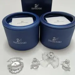 Swarovski クリスタル置物セット