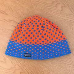 patagonia ドット柄 ニット帽
