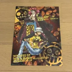 ワンピース ビジュアルアートファイル ポストカード トラファルガー・ロー キッド