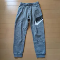 NIKE 140〜150 スウェットパンツ グレー ビッグスウォッシュ