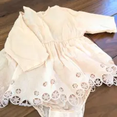 MARLMARL ベビードレス ピンクベージュ 長袖