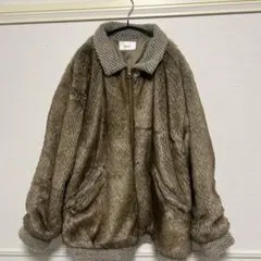 soerteブラウンファー ジャケット