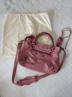BALENCIAGA 2WAY ショルダーバッグ ピンクのサムネイル