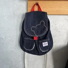 ミキハウス　クマ刺繍 リュック