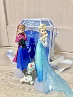アナ・エルサ・フィギュア＋ポップコーンバケットセット