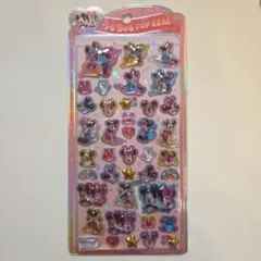 【正規品】うるちゅる ポップシール ミッキー＆ミニー ディズニー ぷっくり 立体