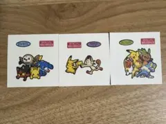 ポケモンパンシール　発売25周年記念3枚セット