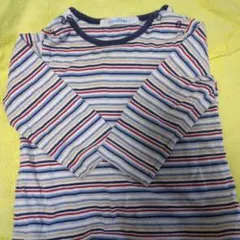 familiar ストライプ Tシャツ 80