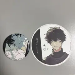 ギヴン展キャラバッジコレクション　缶バッジ　アニメイトカフェコースター村田 雨月