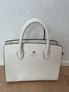 AND CHOUETTE ホワイト ハンドバッグ　ショルダーバッグ