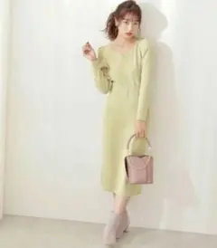 プロポーションボディドレッシング ナローバックパールワンピース