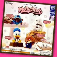【ガチャ】ディズニーキャラクター MeltyMelt 全4種フルコンプリート