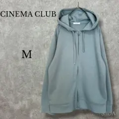 ♡【美品】シネマクラブ【M】ジップアップ パーカー フード付き 羽織 長袖