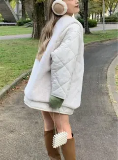 GRL ファーベストXキルティングジャケットセットfo1618