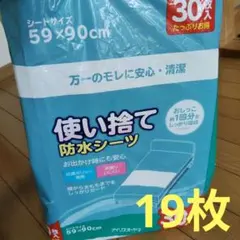 使い捨て防水シーツ 30枚入り 59×90cm 19枚のサムネイル