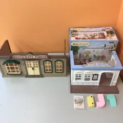 シルバニアファミリー 森のレストラン 森のトイショップ ※本体のみ 破損箇所あり