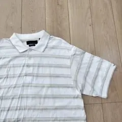 h*o様 US古着 ポロシャツ グレッグノーマン GREG NORMAN ボーダのサムネイル