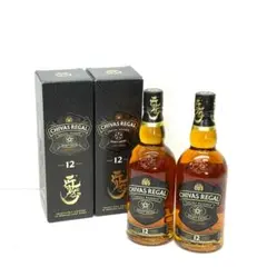 CHIVAS REGAL ミズナラ 12年 ウイスキー 2本セット 箱あり - メルカリ