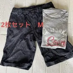 コーエン　Cohen ロゴ付き　tシャツ　グローバルワーク　ショートパンツ