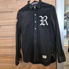 RALPH LAUREN　ブラック長袖シャツ Rロゴ 虎刺繍のサムネイル