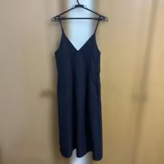 GU ブラック キャミワンピース S
