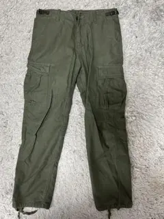 70s 80s スイス軍 ビンテージ 古着ミリタリーパンツ グリーン 6ポケット