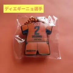 清水エスパルス　ディエギーニョ選手　1stユニホームラバーキーホルダー