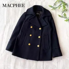 【美品】MACPHEE マカフィー ウール Pコート 女優襟 トゥモローランド製 2025年最新】MACPHEE レディース ピーコート・ウールコートの人気