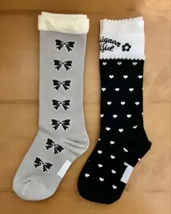 キッズソックス 靴下　女の子　2足セット　サイズ13〜14？