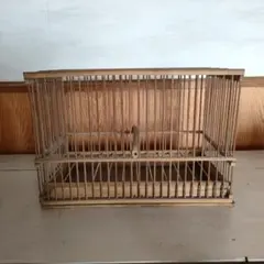 アンティーク　レトロ　竹製　鳥かご　鳥籠のサムネイル