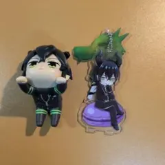 ツイステ マレウス・ドラコニア ちょこのせフィギュア＆ツインアクリルキーホルダー