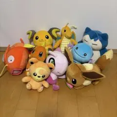 ポケットモンスター　ぬいぐるみ9体　まとめ売り