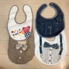 【美品】スタイ ミキハウス　スリーコインズ　ainabro GAP よだれかけ