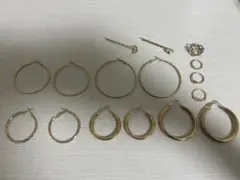 フープピアス 5点セット まとめ売り リング付き