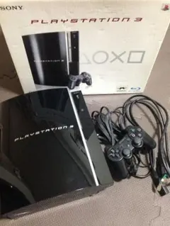 プレステ3本体80GBとコントローラーPlayStationのサムネイル
