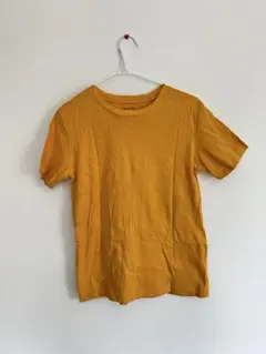 GU マスタード 半袖 Tシャツ M